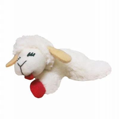 Lamb Chop Plush Cat Toy with Catnip, 4 In. - 20775 - Image 1 of 1