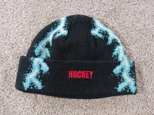 Hockey Herren Mütze Beanie Acryl Strick Blitz bestickt - Bild 1 von 8