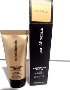 SEALED!~BareMinerals Complexion Rescue Tinted Moisturizer ~ 0.5 fl oz ~GINGER 06 - Picture 1 of 2