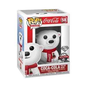 Funko Pop! Unisex Ad Icons - Coca Cola Polar Bear (Diamond Glitter) Vinyl Figur - Bild 1 von 2