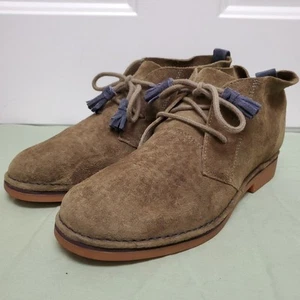 Hush Puppies Womens 9 Suede Cyra Catelyn Tassel Desert Chukka Boot Olive Green - Picture 1 of 14