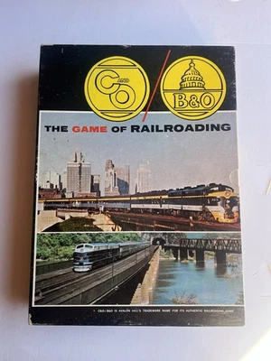 C&O/B&O THE GAME OF RAILROADING Vintage Avalon Hill Bookcase Board Game 1969 - Image 1 of 4