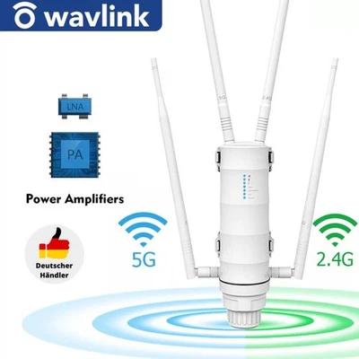 1200Mbit/s WLAN-Verstärker,Outdoor Langreichweite Wetterschutz Wireless-Repeater - Bild 1 von 4