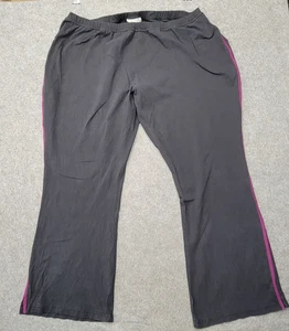 Pantalones deportivos negros Woman Within talla grande 3X altos - Imagen 1 de 6