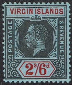 BRITISH VIRGIN ISLANDS 1913 KGV 2/6 - Bild 1 von 2