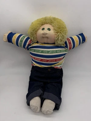 The Little People Soft Sculpture Xavier Roberts Early Cabbage Patch Doll Vintage - Image 1 of 4