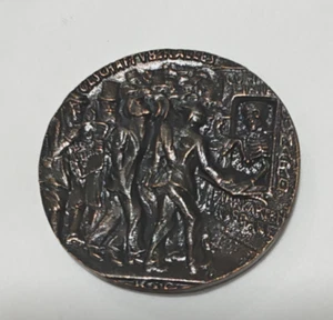 ERSTER WELTKRIEG DEUTSCHE MEDAILLE UNTERGANG DER LUSITANIEN VON KARL GOETZ 5. MAI 1915 - Bild 1 von 9