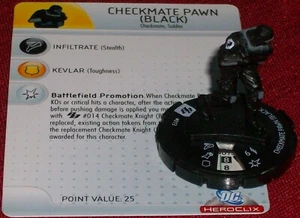 PEÓN JAQUE MATE (NEGRO) #013 Brave and the Bold DC HeroClix - Imagen 1 de 1