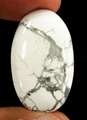 35.75 CT Natürlich Weißer Howlith Lose Edelstein Cabochon Wire Wrap Stein - - Bild 1 von 2