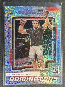 Panini Optic UFC Dominators #5 2022 Islam Makhachev White Sparkle Champ Rusia - Imagen 1 de 1