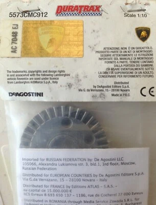 CORONA IN METALLO Duratrax Lamborghini Reventon DeAGOSTINI 1:10 Cod. 5573CMC912 - Immagine 1 di 2