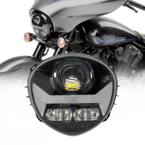E24-Nummer LED Frontscheinwerfer für Yamaha V-Star 1300 XVS 1300 Deluxe Tourer - Bild 1 von 12