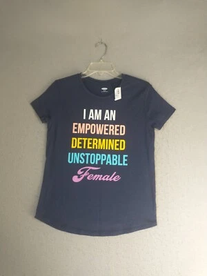 Old Navy Girls Top XXL 16 Blue Short Sleeve Round Neck Casual Pullover Shirt - Image 1 of 4