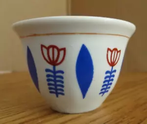 Sauce Dip Bowls 2 Oz Tea Blue & Red Design Set of 12 - Picture 1 of 10