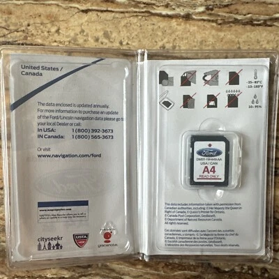 Ford Navigation SD Memory Card USA Canada GPS maps DM5T-19H449-AA - Image 1 of 4