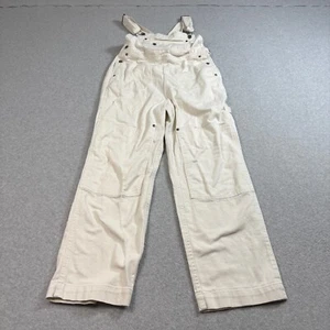 North Face Field Overall Woman M(35x31) White Double Knee Cropped Loose Heritage - Picture 1 of 9