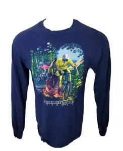 Vintage 1990 90s Smuggler's Notch VT L/S Graphic T-Shirt Large USA Single Stitch - Picture 1 of 6