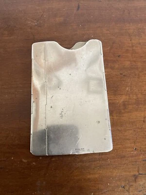 Unusual Vintage Folding Metal Cigarette Case For Paper Packs - Image 1 of 4