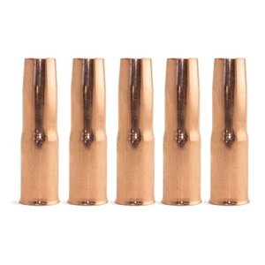 TWECO #4 Style MIG Gas Nozzle / Shroud 16mm Adjustable - 5 Each - 24A62 - Picture 1 of 9
