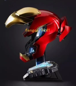 Mk50 Friday Iron Man Helm 1/1 tragbar COS Remote Touch Sprachsteuerung Maske neu - Bild 1 von 24