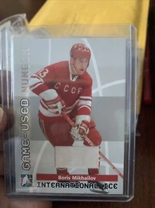 Boris Mikhaikov Jsy Game Used Number International Ice - Picture 1 of 2