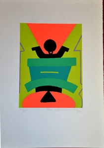 Max ACKERMANN (1887-1975) Geflügelte Rotation,Ruhiger Kontrapunkt,Grünes Zentrum - Bild 1 von 5