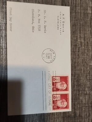 US First Day Issue 1940 2c Samuel F. B. Morse Famous American Inventor - #C63 - Image 1 of 3