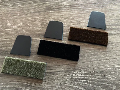 XL Super Hair TRADITIONAL ARCHERY RUG Arrow Rest Recurve Bow Longbow ADHESIVE - Image 1 of 2