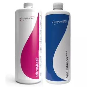SpaBalancer Wasserpflege 1 Liter + UltraShock 1 Liter Reinigungssystem Whirlpool - Bild 1 von 2