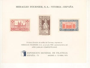 ESPAÑA-Documento Filatélico nº 38 Heraclio Fournier (según foto) - Imagen 1 de 1