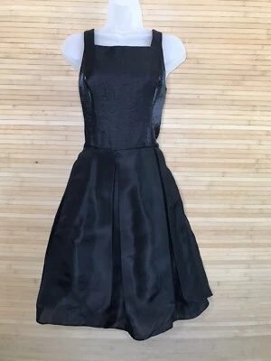 Vintage VERSUS Gianni Versace Black A line Cocktail Dress 30 IT 44 - Image 1 of 4