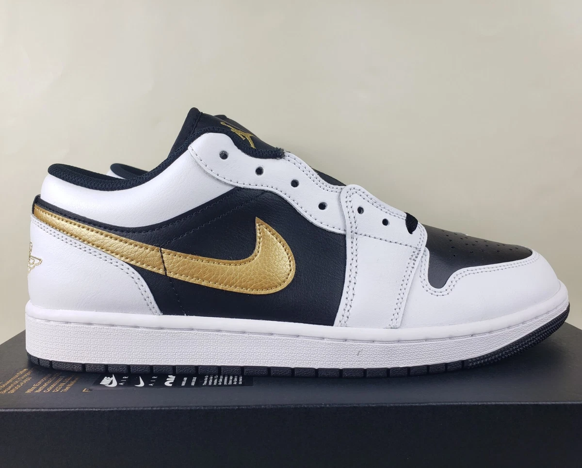Jordan 1 Low Gold Swoosh | eBay