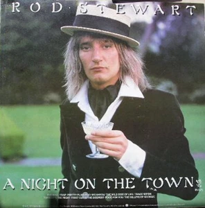Rod Stewart ‎~ A Night on the Town - 1976 33⅓ Vinyl LP Recording Warner Bros EX - Imagen 1 de 2