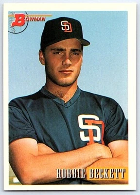1993 Bowman Robbie Beckett San Diego Padres #406 - Image 1 of 2