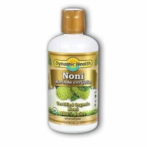 Noni Tahitian Morinda Citrifolia 100% 32OZ By Dynamic Health Laboratories