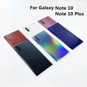 For Samsung Galaxy Note 10+ Back Battery Glass Cover Replacement  w/ Camera Lens - Picture 1 of 11