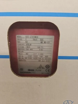 Horiba STEC Z700 SEC-Z723MGX, N2, 30SLM, MG-07 Digital Mass Flow Module - Image 1 of 4