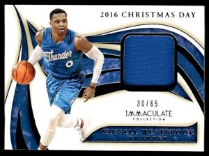 2019-20 Panini Immaculate Collection Special Event Memorabilia Russell Westbrook