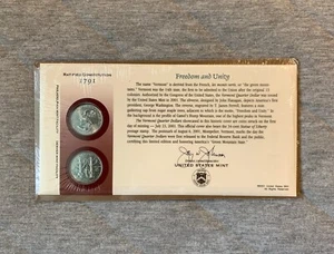 2001 P&D Vermont State Quarter Ersttagsbrief - Bild 1 von 2