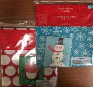 Lot of 2 new in package Hallmark Inspirations Large Gift Bags & Tags 36x44" - Picture 1 of 5