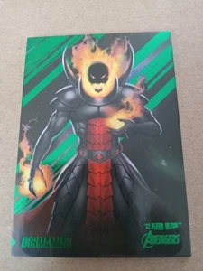 2022 Marvel Fleer Ultra Avengers Dormammu Green Foil Parallel SP #17 - Picture 1 of 2