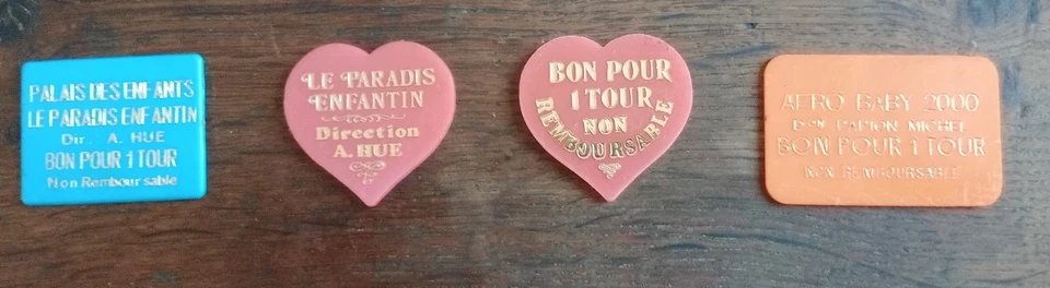 Jetons Pour Manège Ancien - Photo 1/3