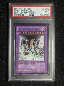 Yugioh Cyber End Dragon CRV-EN036 Unlimited Ultimate Rare PSA 9 EURO - Bild 1 von 3