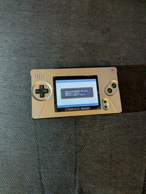 Gameboy Macro w/ Boxy Pixel Face Plate. Audio Amp. Ds Lite Nintendo Handheld  - Image 1 of 4