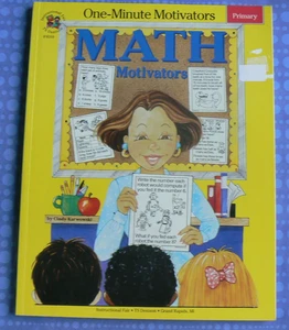 Instructional Fair IF One-Minute Motivators MATH, Primary, LN PB #8359 - Picture 1 of 11