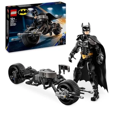 LEGO Super Heroes: Figura de construcción de Batman y la bicicleta Bat-Pod (76273) Nuevo Foto 1 de 4