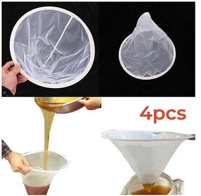 4X Spitzsieb für Honig 35cm Sieb Imkerei Imker Honigsieb Filter Net Honigeimer!! - Bild 1 von 4