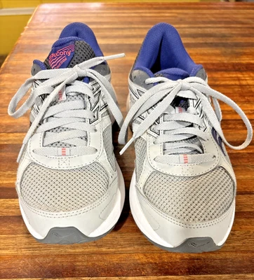 Saucony Shoes Women's Size 7 Cohesion 12 Gray Running S10628-4 Clean Cushioned - Image 1 of 4