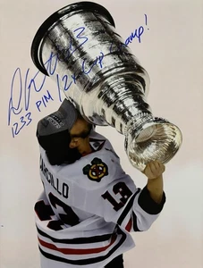 Daniel Carcillo Signed 8x10 Photo! Chicago BLACKHAWKS Fighter! Inscribed W/COA - Picture 1 of 2