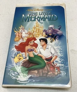 The Little Mermaid, VHS, 1989, Disney Black Diamond #913, Banned Phallic Cover - Picture 1 of 1